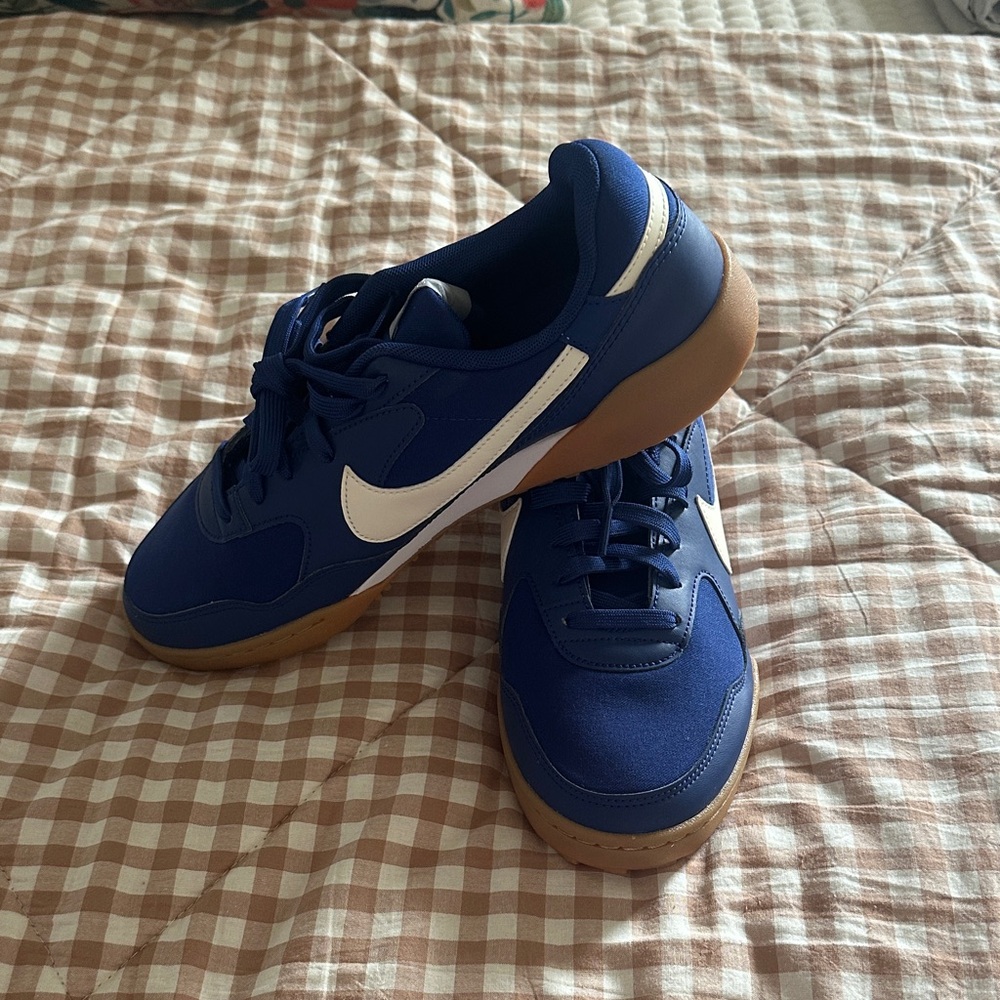 Blue and White Nike Sneakers-men’s size 9